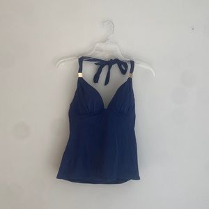 Victoria's Secret Navy Halter Tankini Top